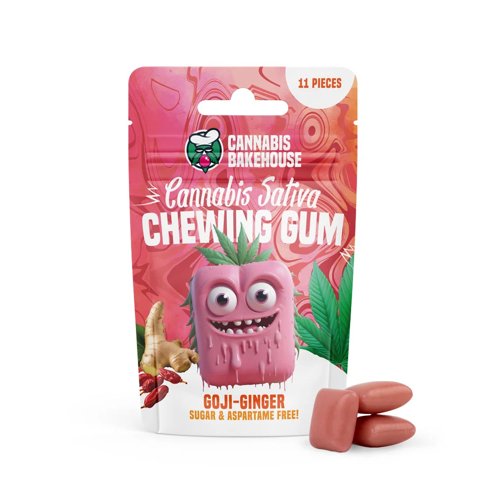CBH-chewing-gum-front-25 (1) Chicles de Cannabis (Lima o Goji jengibre) - Imagen 2