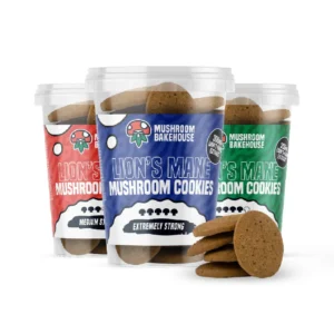 Galletas de champiñones melena de león (100mg,200mg,300mg)