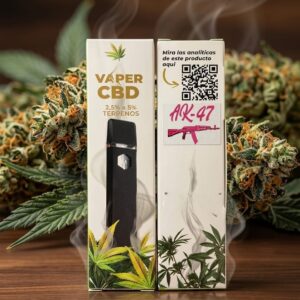 vaporizador cbd 60% ak 47 2ml