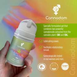 gel lubricante intimo cbd y cbg cannadom | 50 ml gel lubricante intimo cbd y cbg cannadom | 50 ml