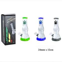 mini bongs de cristal 12cm