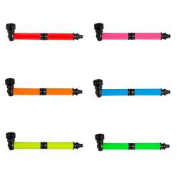 pipas de metal colores solidos con rejillas 14cm pipas de metal colores solidos con rejillas 14cm